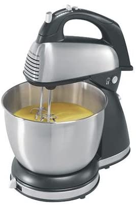 Hamilton Beach 64650 6 Speed Classic Stand/Hand Mixer, Silver