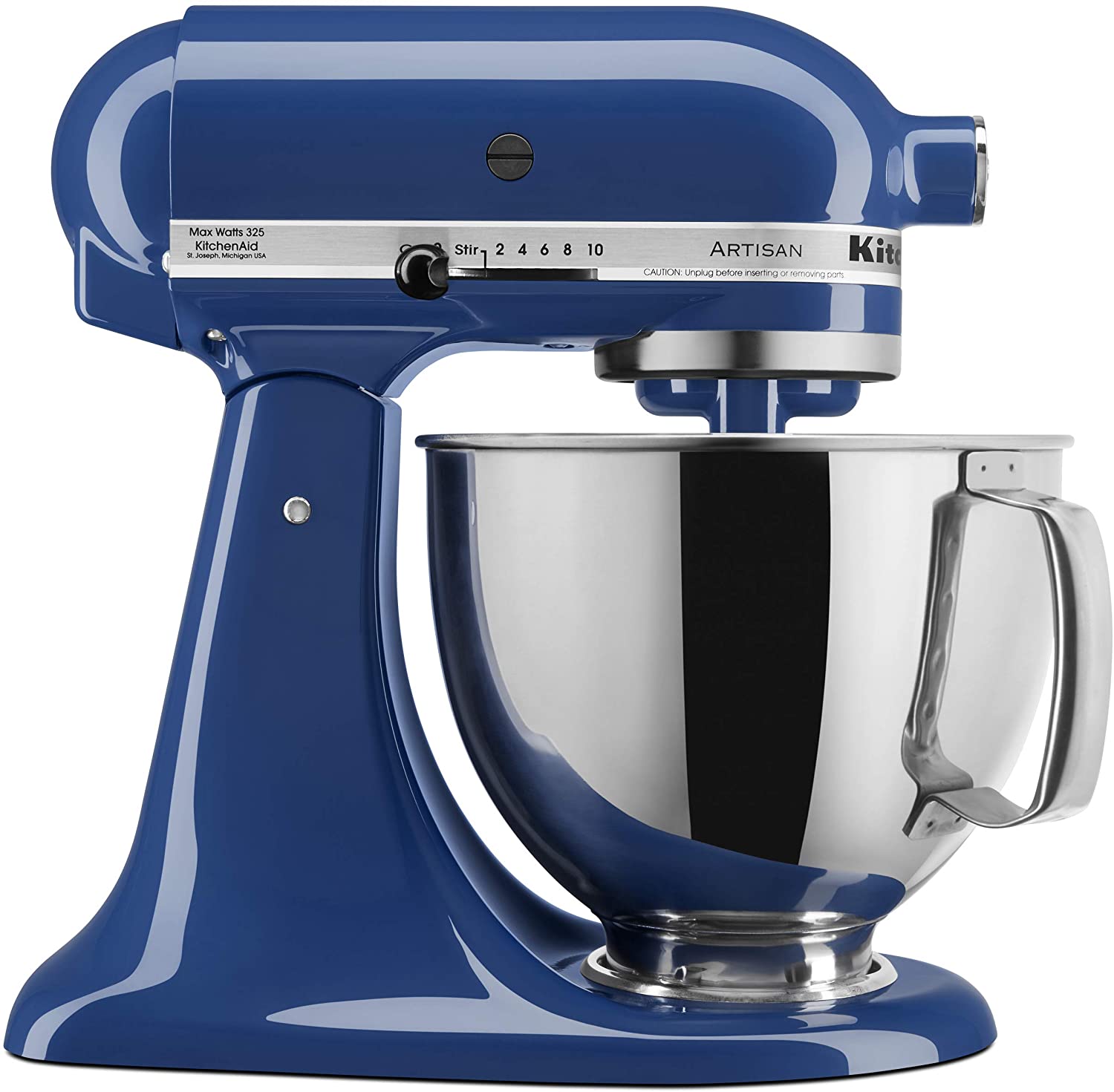 KitchenAid KSM150PSBW Artisan Series 5-Qt. Stand Mixer with Pouring Shield - Blue Willow