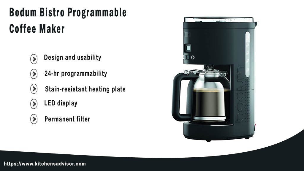 Bodum Bistro Programmable Coffee Maker