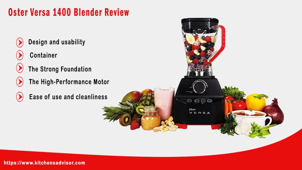 Oster Versa 1400 Blender Review